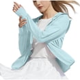 thumbnail image 1 of Womens Lightweight Hooded Zip-up Jacket,Casual Outdoor Windbreaker for Spring & Summer, 1 of 8