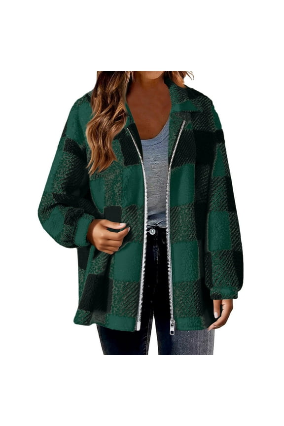 Womens Lightweight Jackets Women's Fall And Winter Straight Cardigan Button Pocket Coat Fall Jacket Women Oversized Sweatshirt for Women Cardigans for Women Trendy