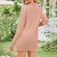 thumbnail image 1 of Womens Lightweight Open Front Cardigans Summer Fall Outwear Tops Thin Cover Ups Three Quarter Sleeve Sweater Casual Coats Tops Cardigan Female Sweaters And Cardigans Striped Sweater Tunic Cardigans, 1 of 6
