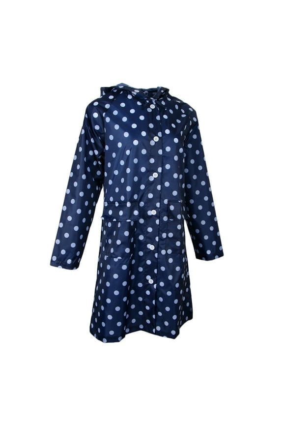 Womens Lightweight Packable Outdoor Hooded Waterproof Rain Jacket