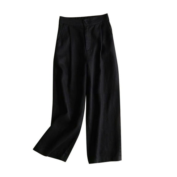 Womens Lightweight Pants Summer Casual Loose Lounge Pants for Women Comfy Dailywear Solid Casual Pants Trousers