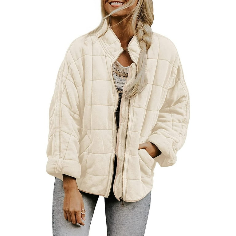 Thin quilted jacket womens deals