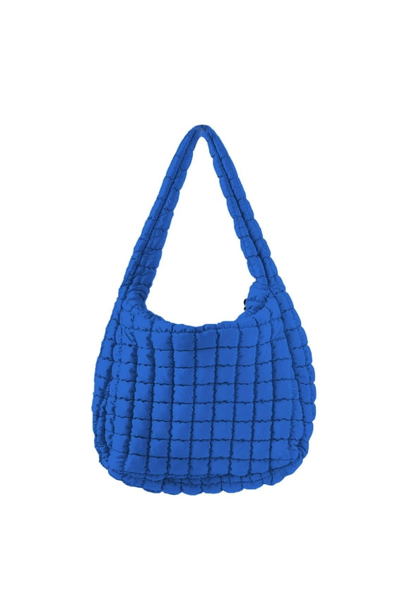 Womens' Lightweight Quilted Tote Bag Soft Puffy Crossbody Bags Boho Handbags Large Capacity Shoudler Bags Purse