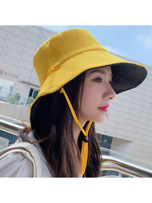 Womens Lightweight Strechy Soft Comfy Sun Hat Beach Hiking Summer Wide Brim UPF 80+ Outdoor Protection Foldable Bucket Hat