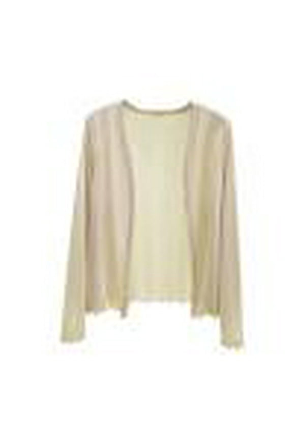 Womens Lightweight Summer Cardigan Rash Guard Long Sleeve Cover Up Open Front Wrap Cover Up Loungwear Sun Shawl