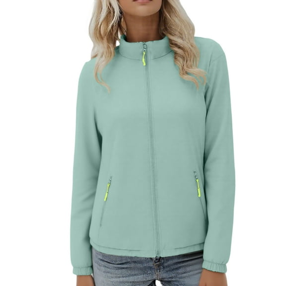 Womens Lightweight Windbreaker Jacket Breathable Windproof Jacket Hiking Running Golf Raincoats with Pockets Fall Clothes