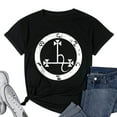 thumbnail image 1 of Womens Lilith Sigil Enochian Succubi Writing Magick Occult Gift T Shirt Black Medium, 1 of 5