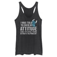 thumbnail image 1 of Womens Lilo & Stitch Attitude Check Racerback Tank, 1 of 4