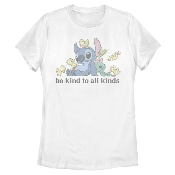 Womens Lilo & Stitch Be Kind to All Kinds T Shirt