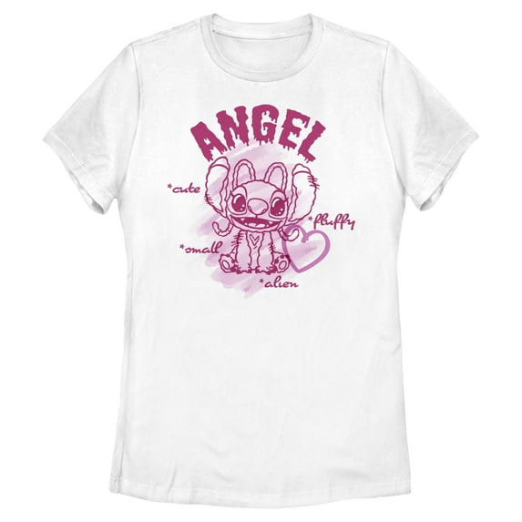 Womens Lilo & Stitch Cute, Small, And Fluffly T Shirt