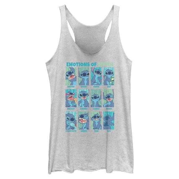 Womens Lilo & Stitch Emotions of 626 Racerback Tank