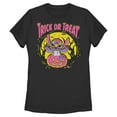 thumbnail image 1 of Womens Lilo & Stitch Halloween Trick or Treat T Shirt, 1 of 4