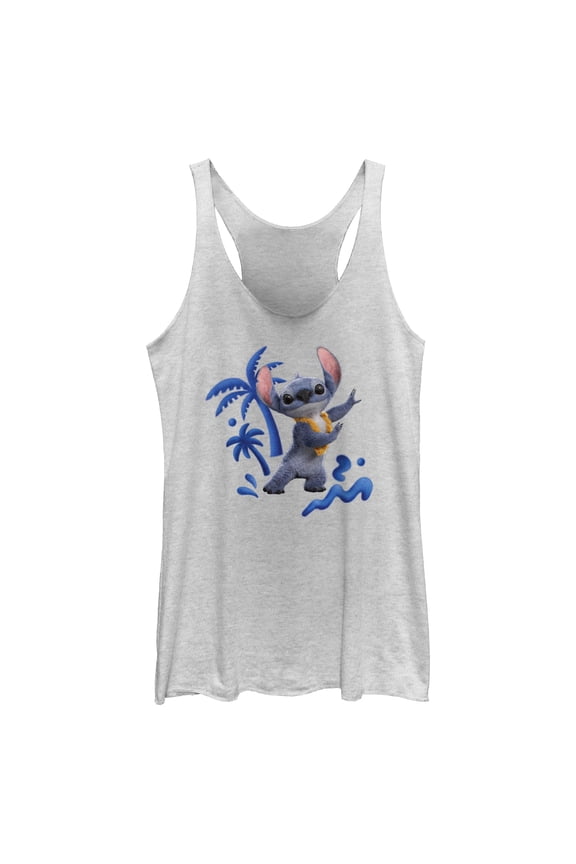 Womens Lilo & Stitch Happy Dancing Stitch Racerback Tank