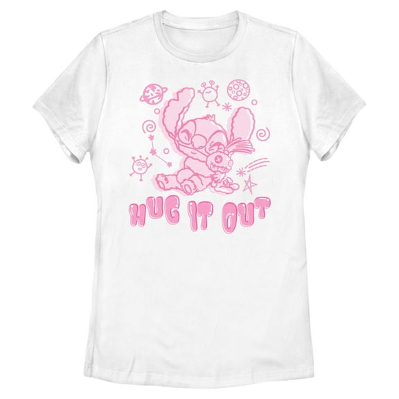 Womens Lilo & Stitch Hug It Out T Shirt