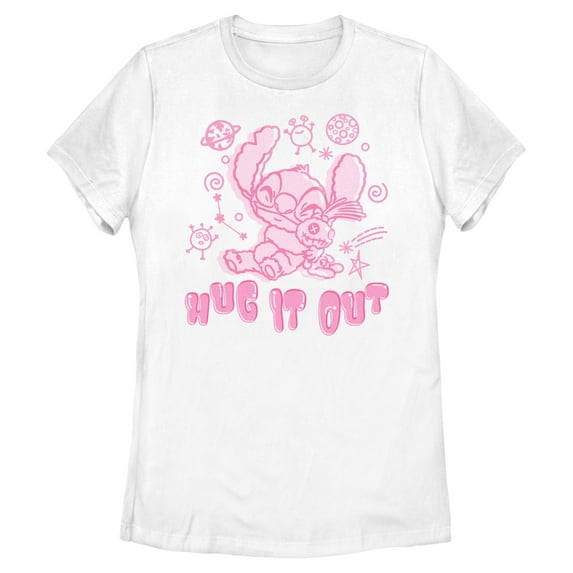 Womens Lilo & Stitch Hug It Out T Shirt
