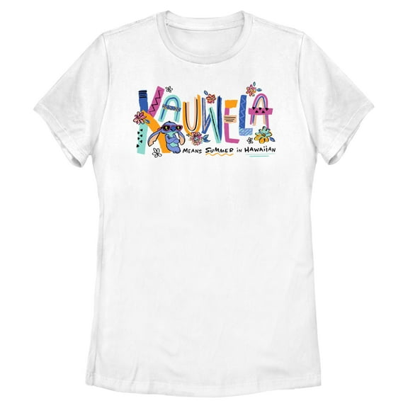 Womens Lilo & Stitch Kauwela Means Summer T Shirt