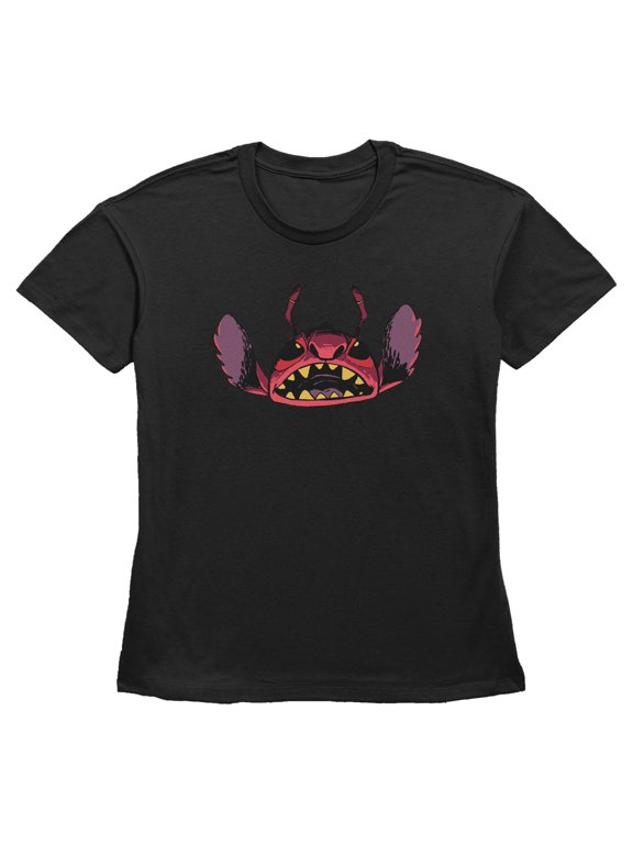 Womens Lilo & Stitch Leroy Evil Face T Shirt
