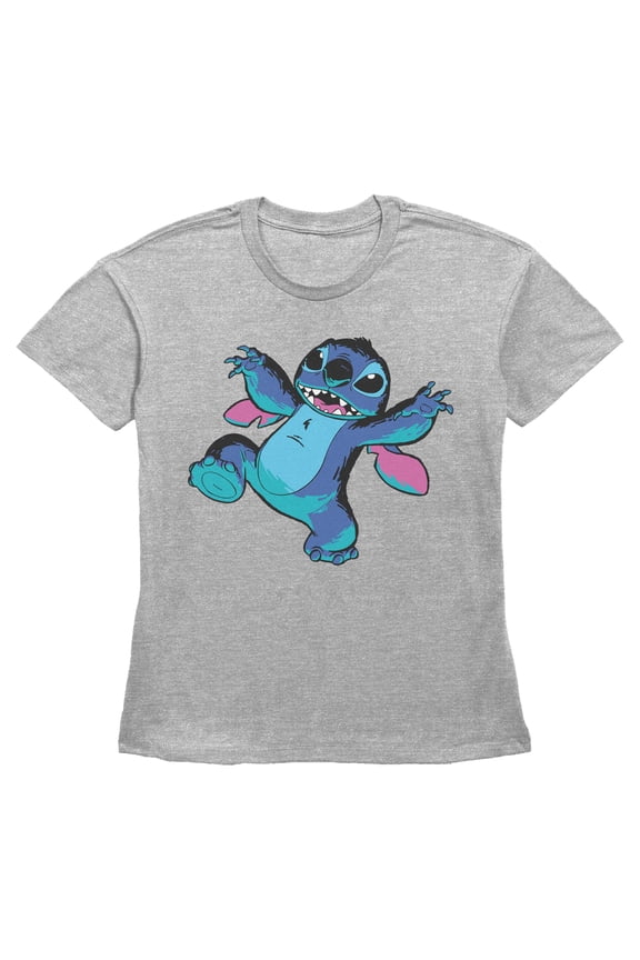 Womens Lilo & Stitch Mischievous Pose T Shirt