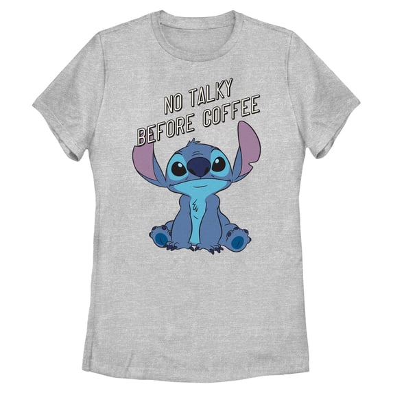 Womens Lilo & Stitch No Talky Before Coffee T Shirt