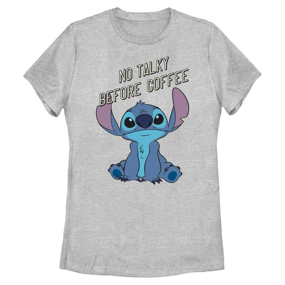 Womens Lilo & Stitch No Talky Before Coffee T Shirt
