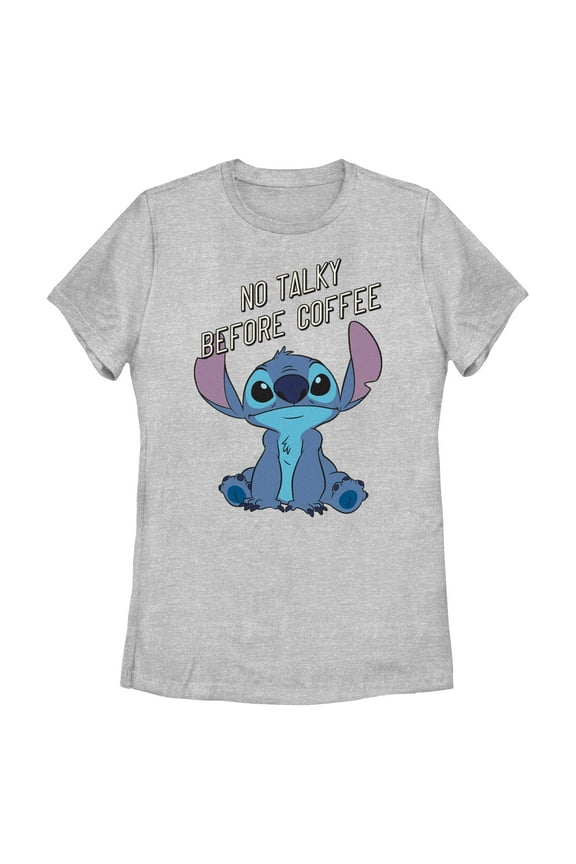 Womens Lilo & Stitch No Talky Before Coffee T Shirt