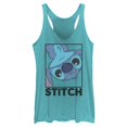 thumbnail image 1 of Womens Lilo & Stitch Peekaboo Stitch Portrait Racerback Tank, 1 of 4