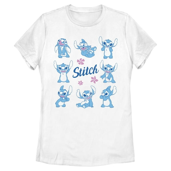 Womens Lilo & Stitch Phases of Stitch T Shirt