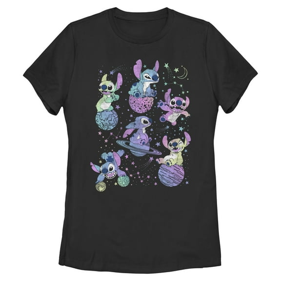 Womens Lilo & Stitch Planetary Stitch T Shirt