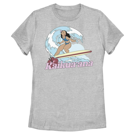 Womens Lilo & Stitch Sister Nani Surfing T Shirt
