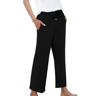 Lightweight Gaucho Pants for Women Wide Leg Wrap Hemline