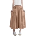 thumbnail image 1 of Womens Linen Shorts Fashion Casual Skirt Capris Culottes Flowy Loose Wide Leg Palazzo Loungewear Short with Pockets, 1 of 9