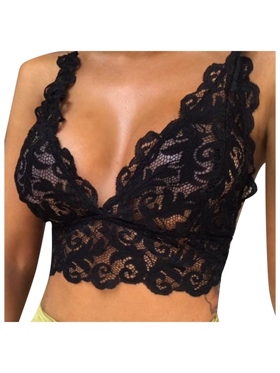 Womens Lingerie Beaded Braid Turban Head Wrap Push Up Bra Black Xl