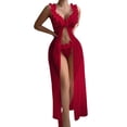 thumbnail image 1 of Womens Lingerie Long Strapless Maxi Dress with Netting and Lace Back for Pure Desire Style Lingerie Skirt, 1 of 6