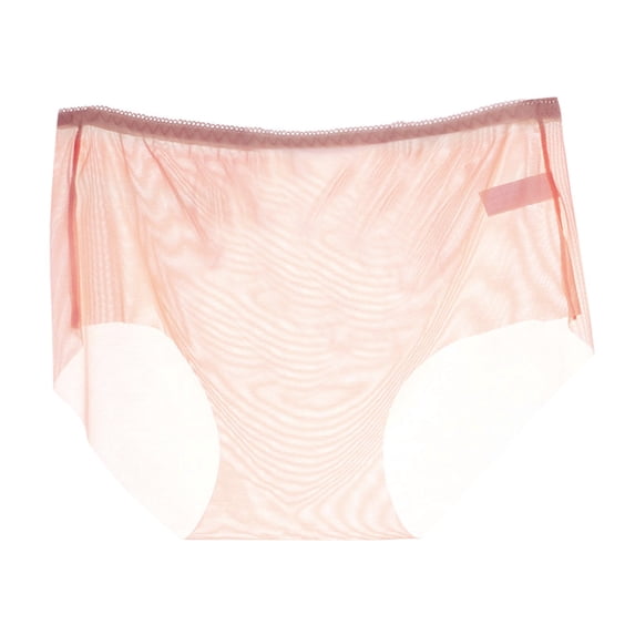 Womens Underwear Full Transparent Crotch Low Waist Underwear Seamless Mesh Large Underwear Breathable Panties Underwear Women Men