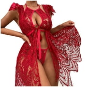 Womens Lingeries Push Up Halter Plunging Teddy Lingerie Floral Lace Bodysuit Mini Negligee For Boudoir Outfits