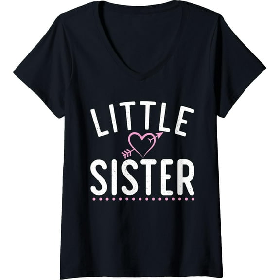 Womens Little Sister V-Neck T-Shirt