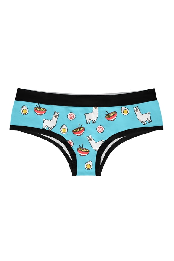 Womens Llamen Panties Funny Llama Bikini Brief Cool Graphic Design Cute Novelty Underwear