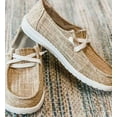 thumbnail image 1 of Womens Loafers Canvas Sneakers Low Top Boat Shoes Slip On Flats Lightweight Casual Comfy Shoes, 1 of 3