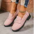 thumbnail image 1 of Womens Loafers Shoes Platform Chunky Penny Loafer Lug Sole Comfortable Slip On Work Office Business Casual Dress Shoes, US Size 5-11.5, 1 of 11