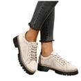 thumbnail image 1 of Womens Loafers Shoes Platform Chunky Penny Loafer Lug Sole Slip on Work Office Business Casual Dress Oxford Shoes, 1 of 8
