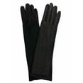 thumbnail image 1 of Womens Long Black Rhinestone Stretch Fit Evening Gloves 14.5 Inch, 1 of 1