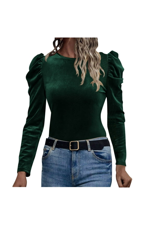 Womens Long Blouses 3/4 Sleeve Work Shirts For Women 2025 Womens Sweatshirts and Hoodies Under 20 Sweaters for Women 2025 Trendy Winter Ladies Pullover Tops 3/4 Sleeve Petite