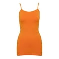 thumbnail image 1 of Womens Long Camisole Tank - Burnt Orange, 1 of 3