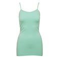 thumbnail image 1 of Womens Long Camisole Tank - Mint, 1 of 3