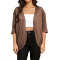 thumbnail image 1 of Womens Long Cardigan 2026 Fall Lightweight 3/4 Sleeve Open Front Cardigans Sweater, 1 of 6