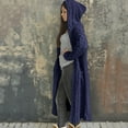 thumbnail image 1 of Womens Long Cardigan Hooded Sweaters Winter Cable Knit Chunky Sweaters Oversized Long Sleeve Coat with Pockets, 1 of 7