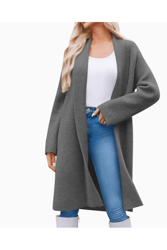 Womens Long Cardigan Sweaters Chunky Open Front Oversized Slouchy Knit Fall Trendy Coatigan Jackets