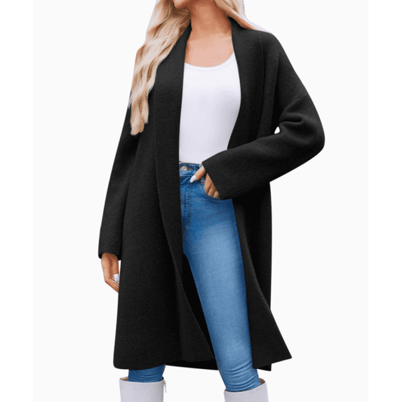 Womens Long Cardigan Sweaters Chunky Open Front Oversized Slouchy Knit Fall Trendy Coatigan Jackets