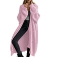 thumbnail image 1 of Womens Long Cardigan Sweaters Open Front Oversized Duster with Pocket for Women 2025 Fall Winter Knit Design Coats, 1 of 5