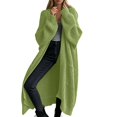 thumbnail image 1 of Womens Long Cardigan Sweaters Open Front Oversized Duster with Pocket for Women 2025 Fall Winter Knit Design Coats, 1 of 5